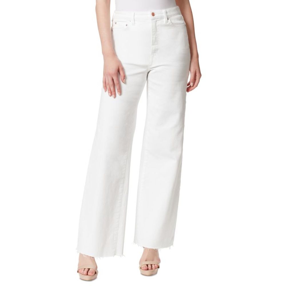 Women's White Wide-Leg Jeans